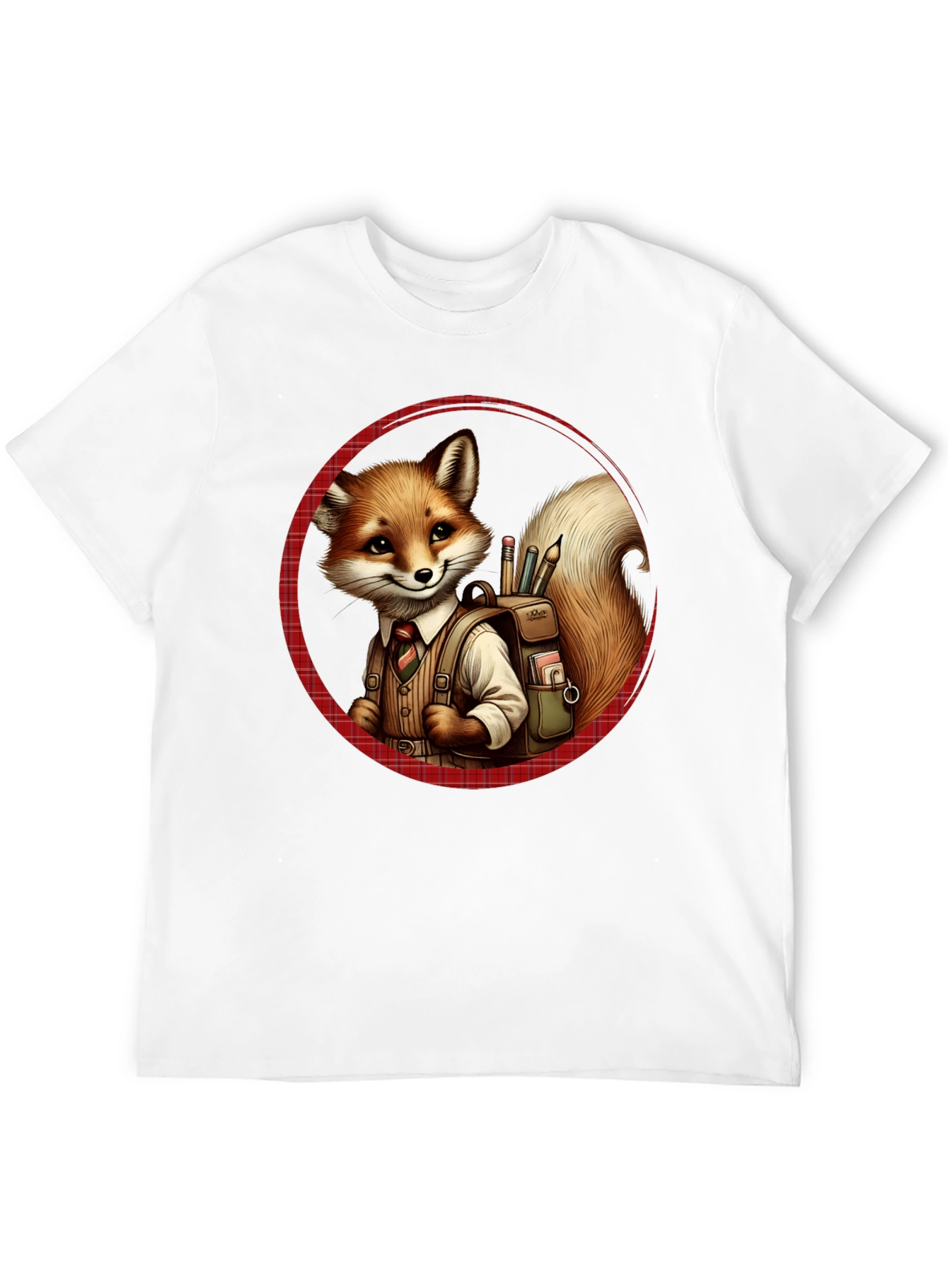 Fox Schoolboy T-Shirt - Back to School Style