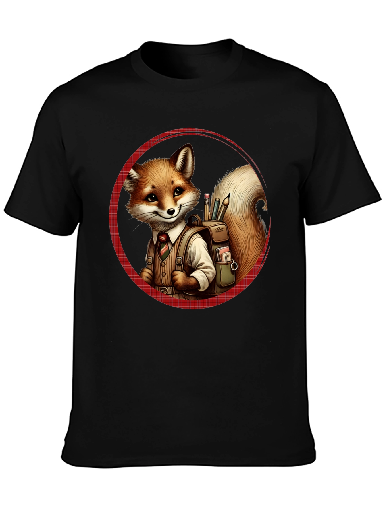 Fox Schoolboy T-Shirt - Back to School Style