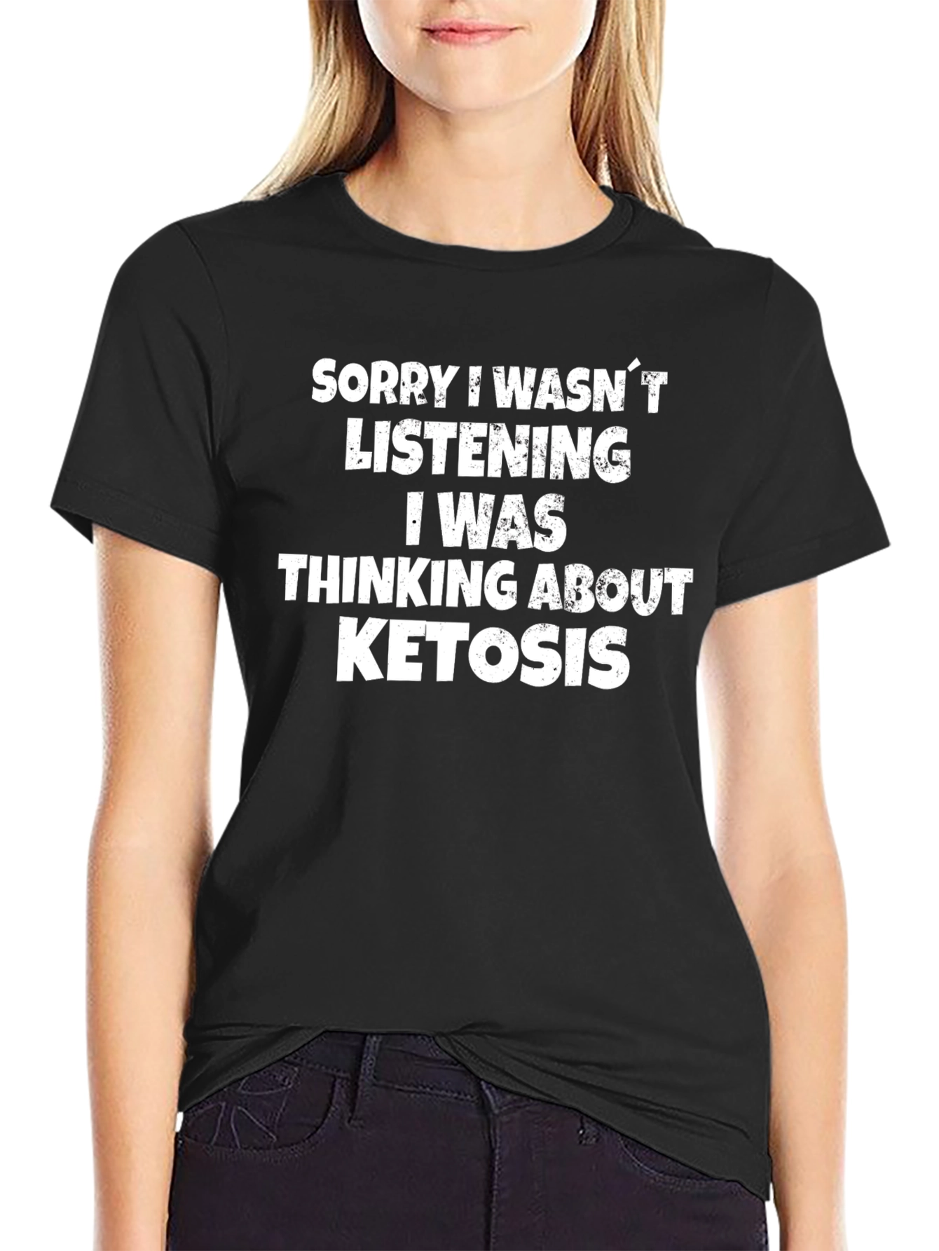 Ketosis Thinking T-Shirt - Funny Diet Tee
