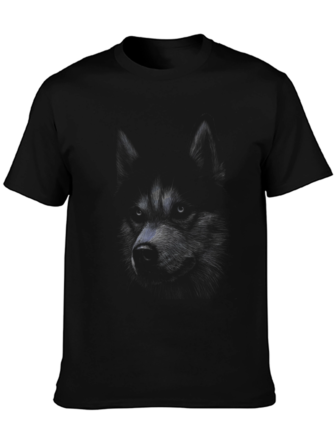 Mystic Wolf Graphic Tee - Dark & Stylish