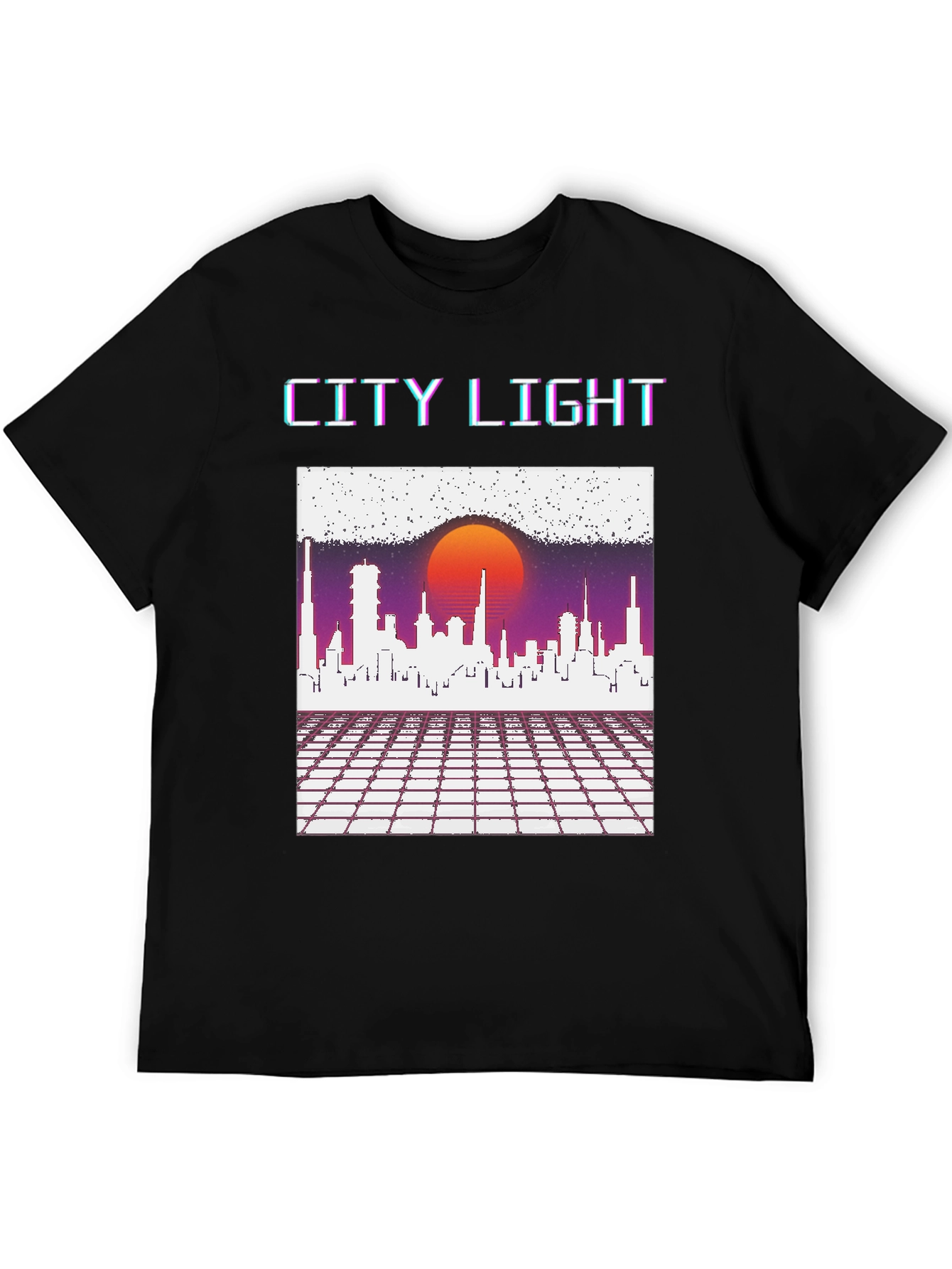Retro City Light Graphic Tee