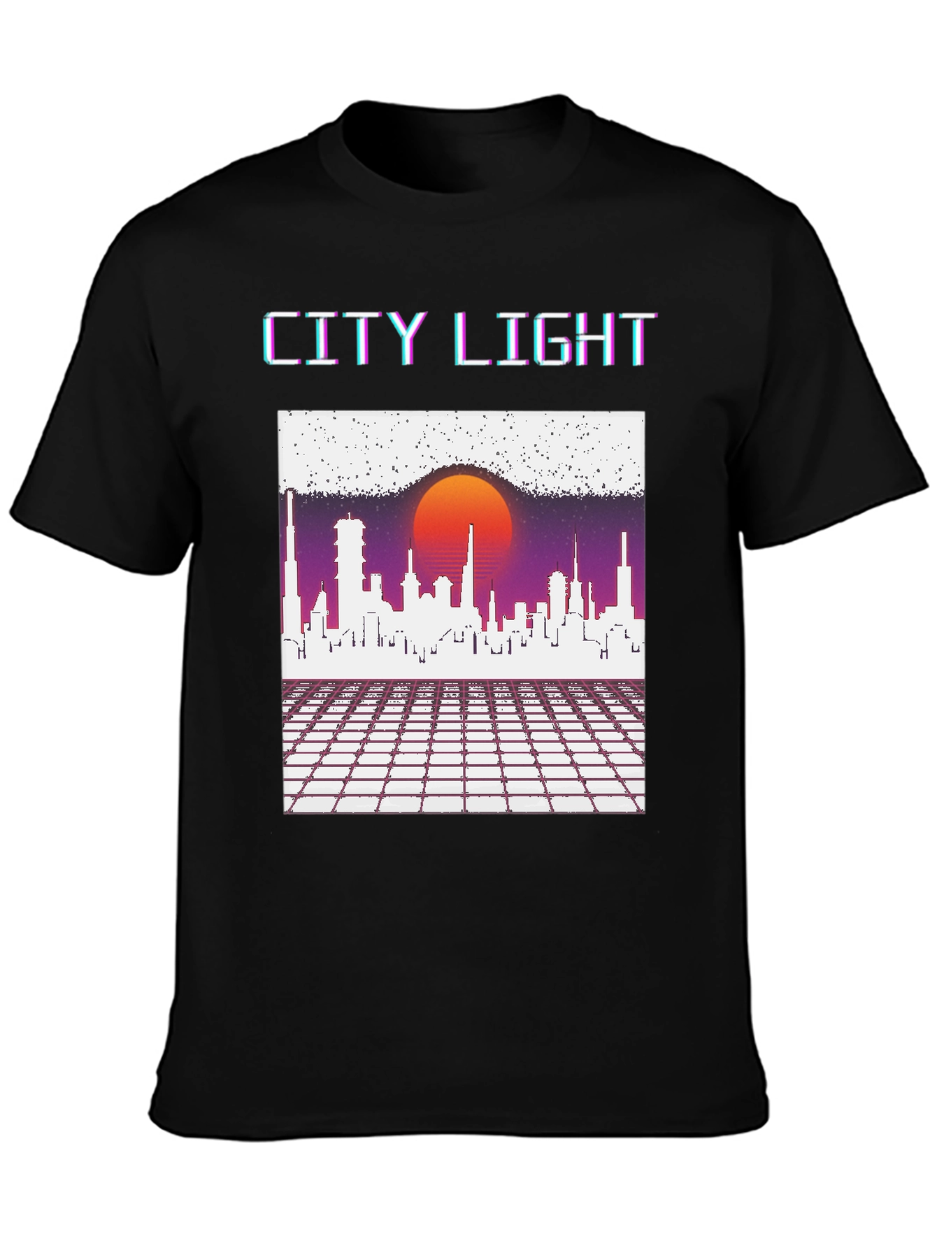 Retro City Light Graphic Tee