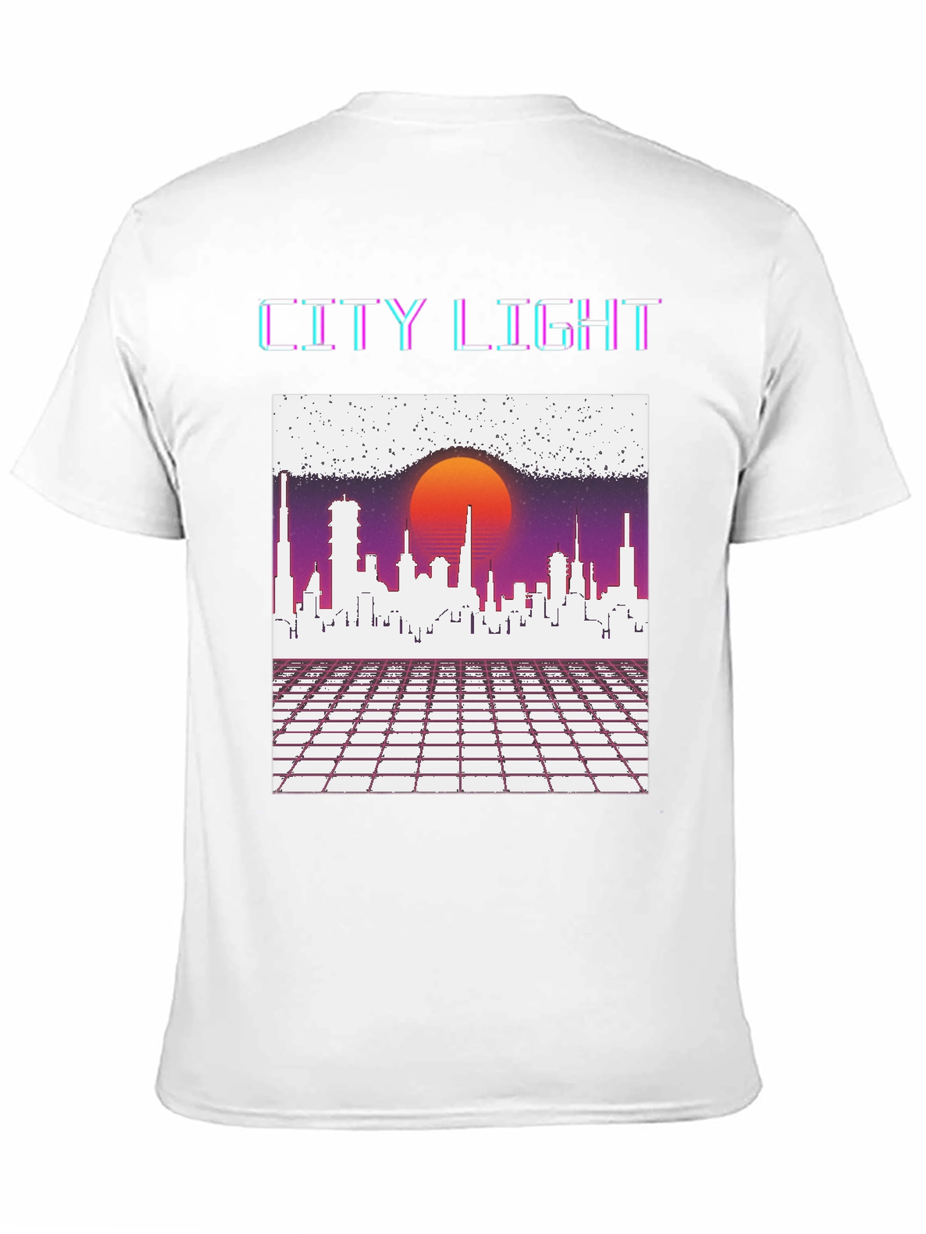 Retro City Light Graphic Tee