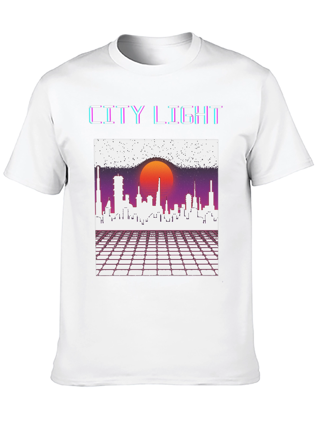 Retro City Light Graphic Tee