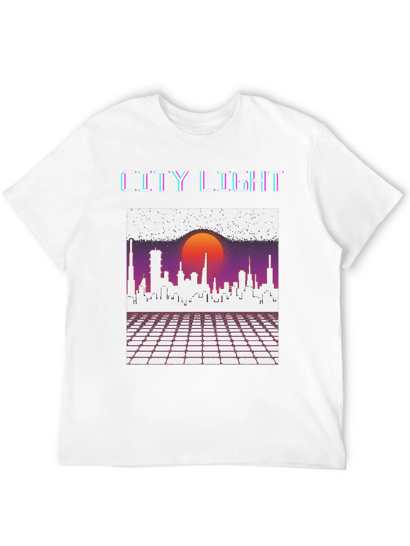 Retro City Light Graphic Tee