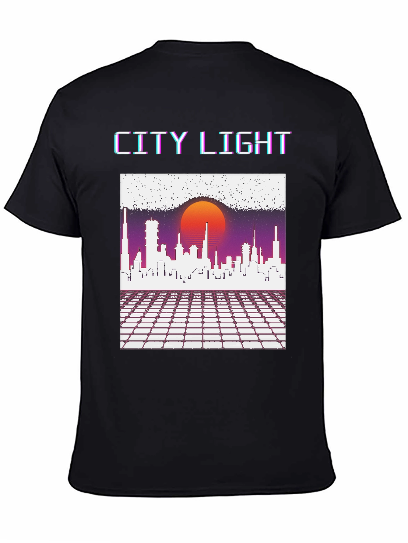 Retro City Light Graphic Tee