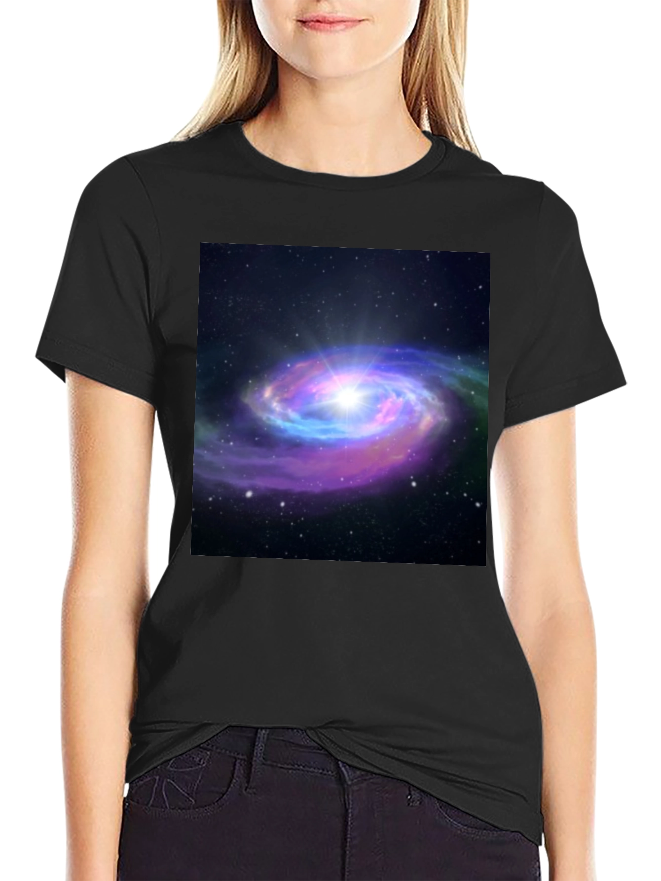Galaxy T-Shirt - Cosmic Style Black Tee