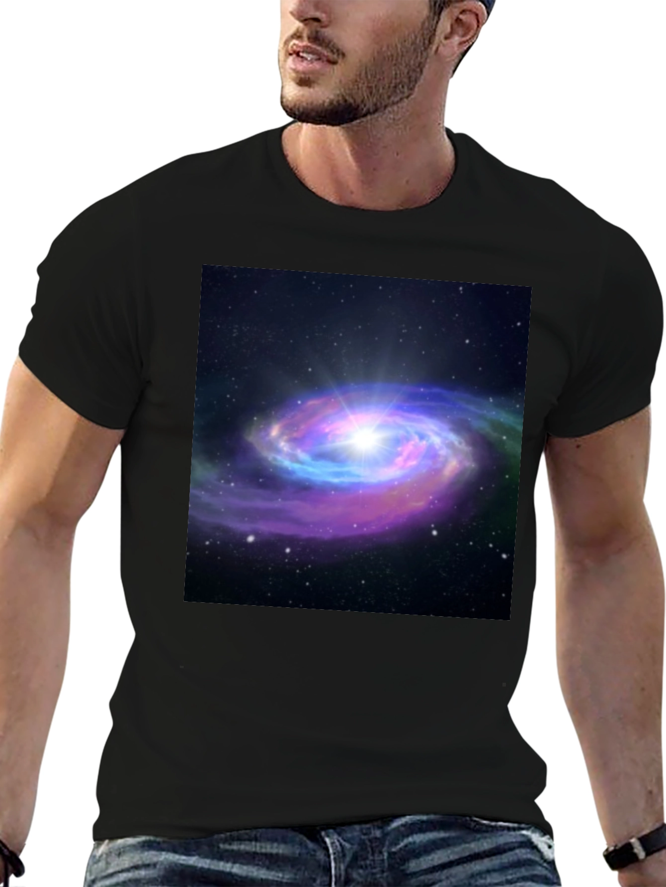 Galaxy T-Shirt - Cosmic Style Black Tee