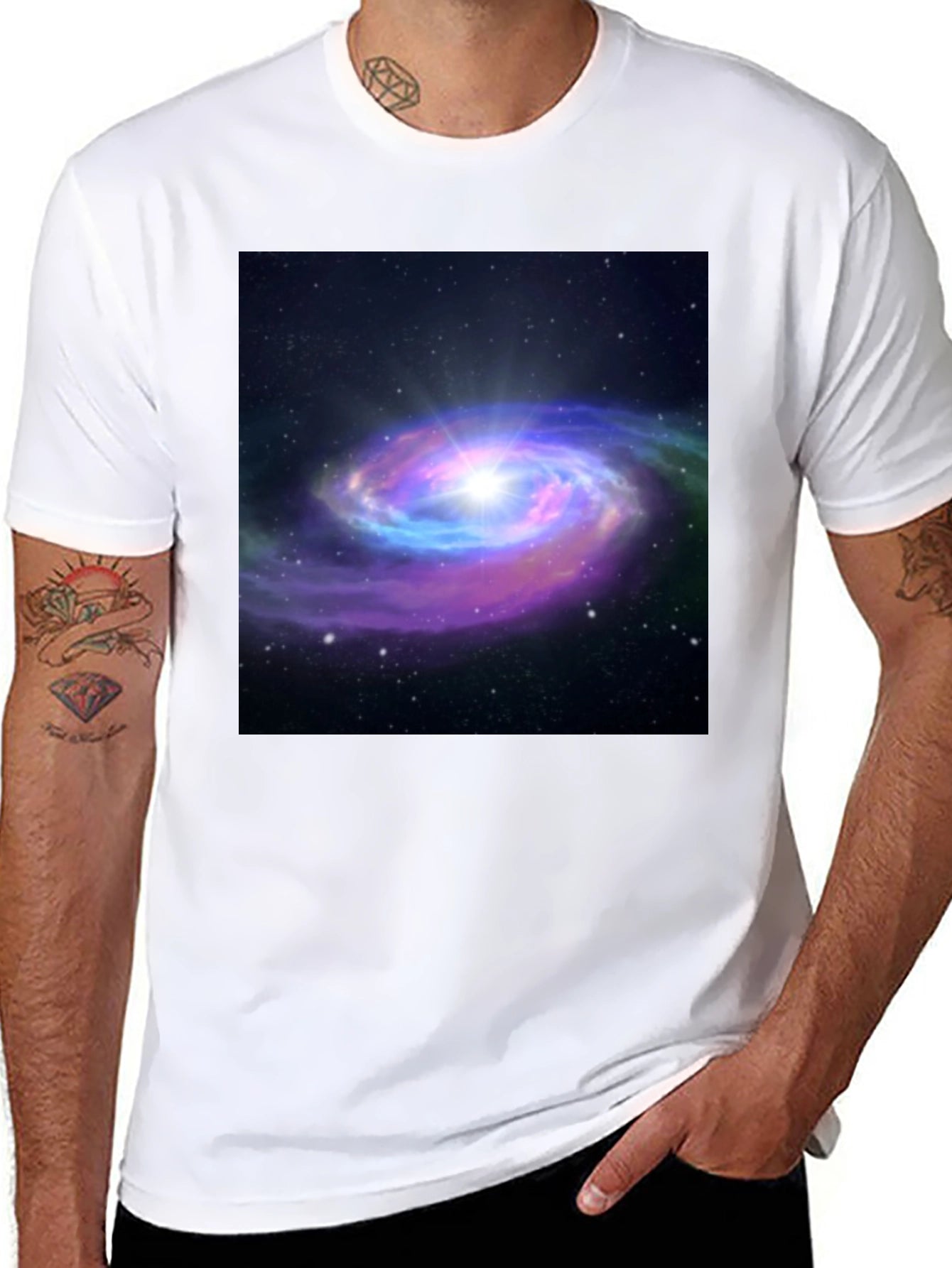 Galaxy T-Shirt - Cosmic Style Black Tee