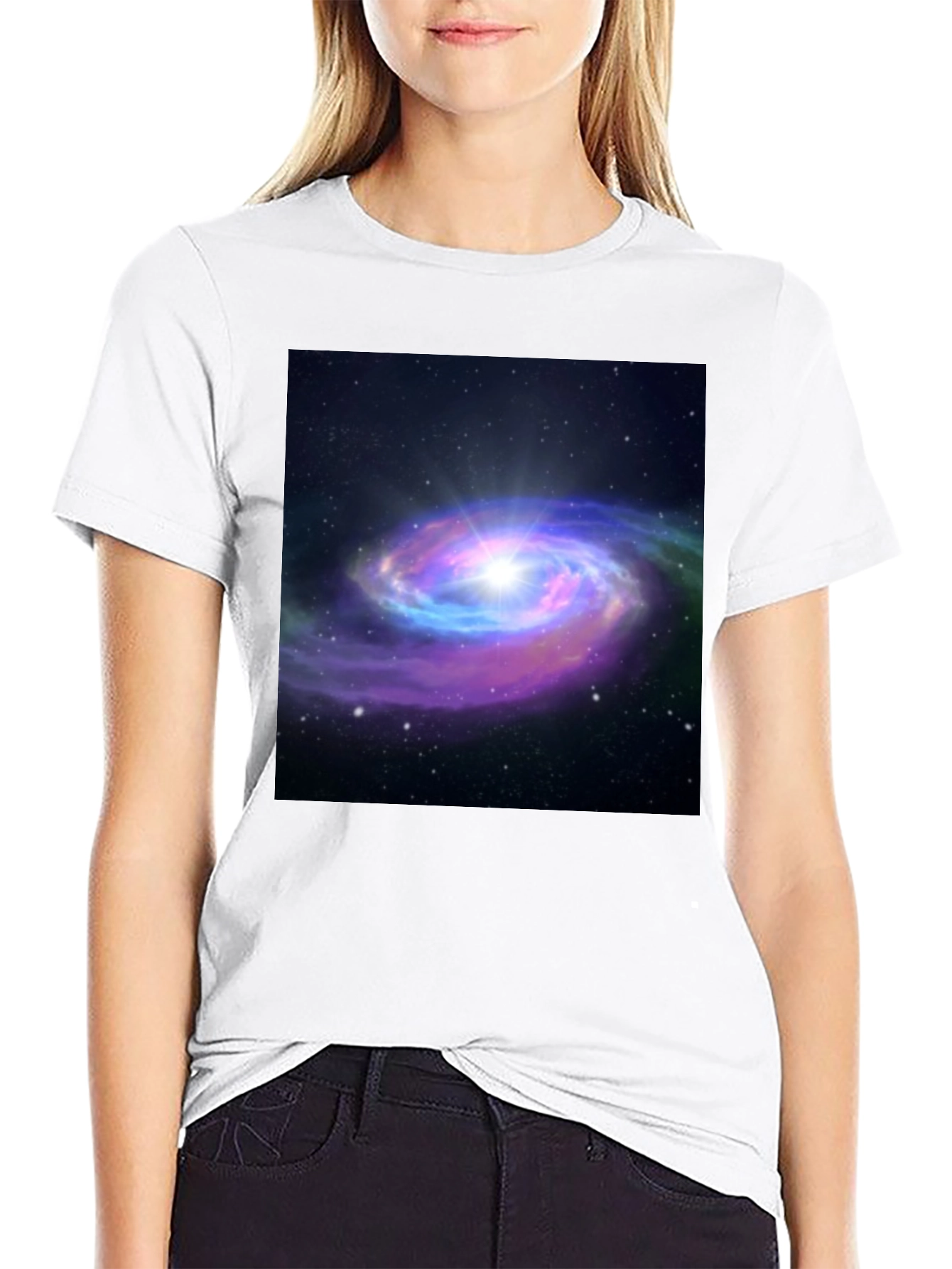 Galaxy T-Shirt - Cosmic Style Black Tee