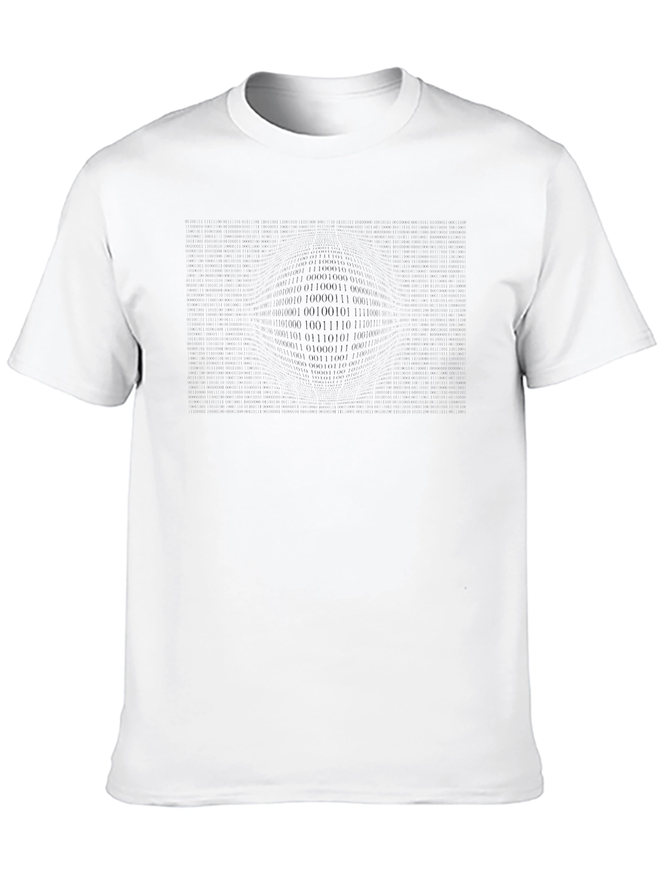 Binary Code Sphere Black T-Shirt - Geek Chic Style