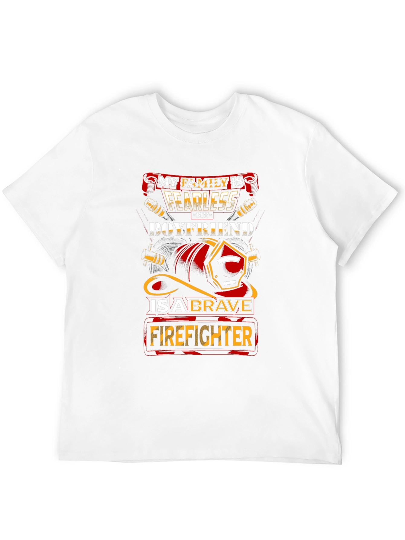 Fearless Firefighter Boyfriend Graphic Tee