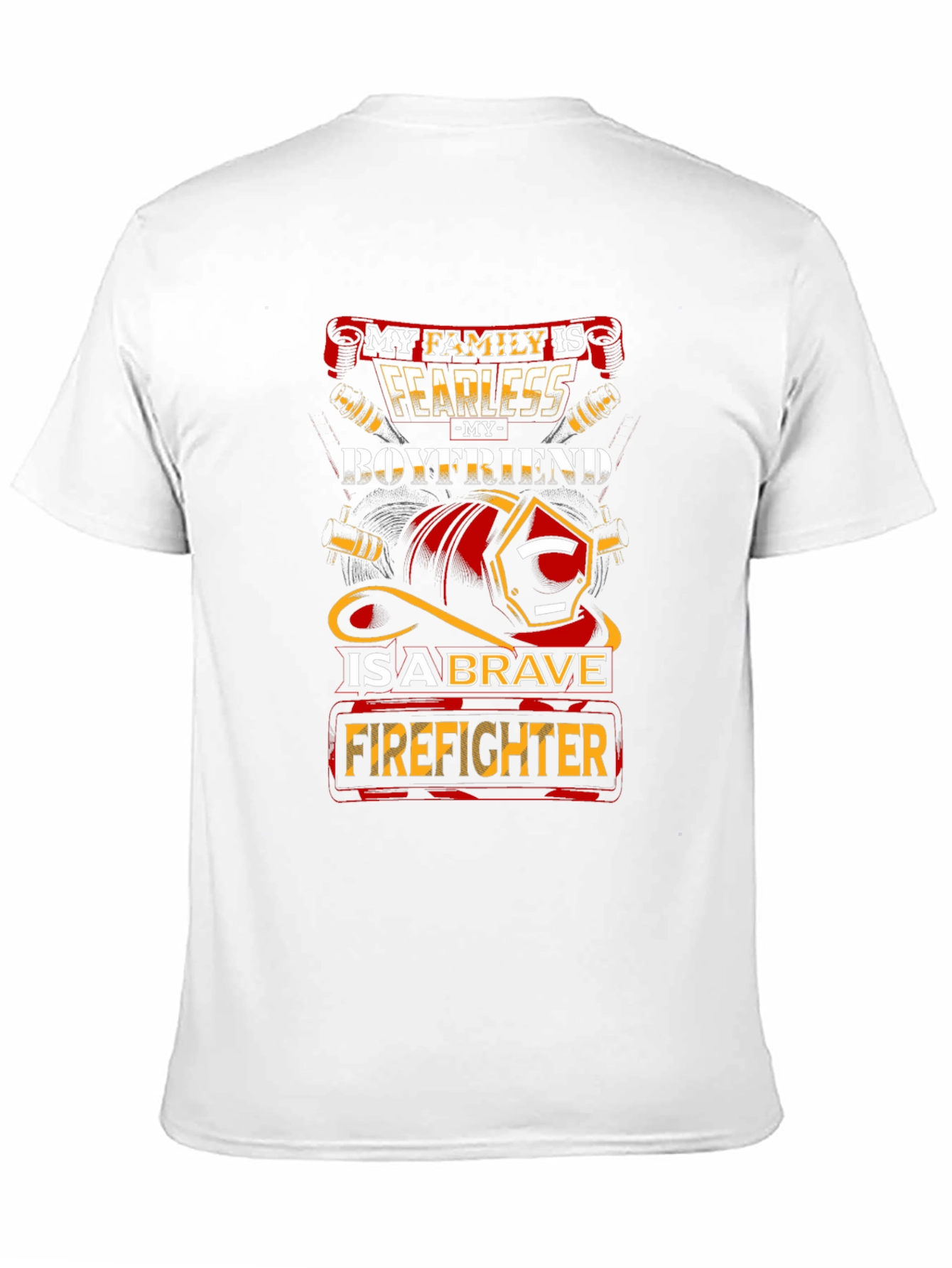 Fearless Firefighter Boyfriend Graphic Tee