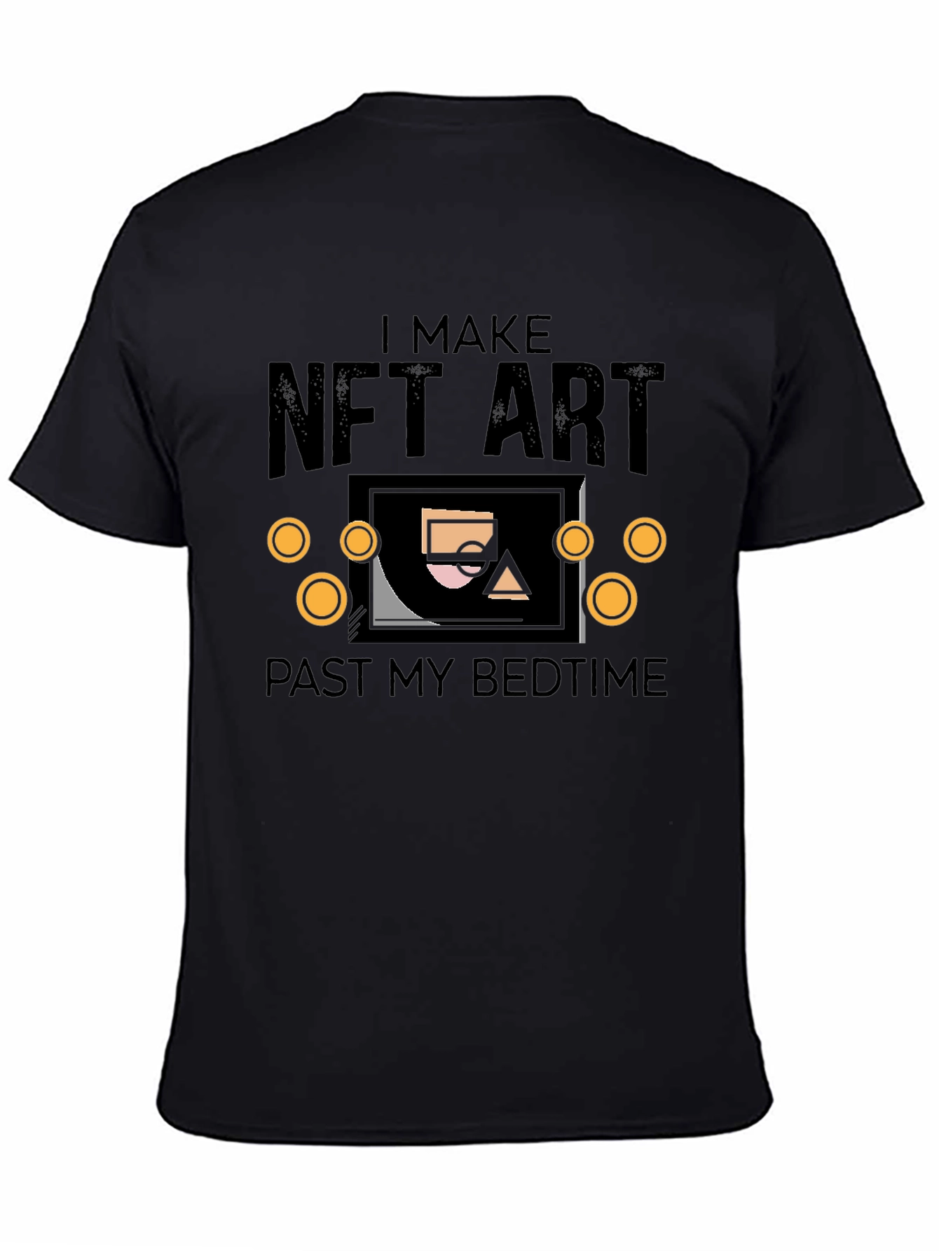 I Make NFT Art Black T-Shirt