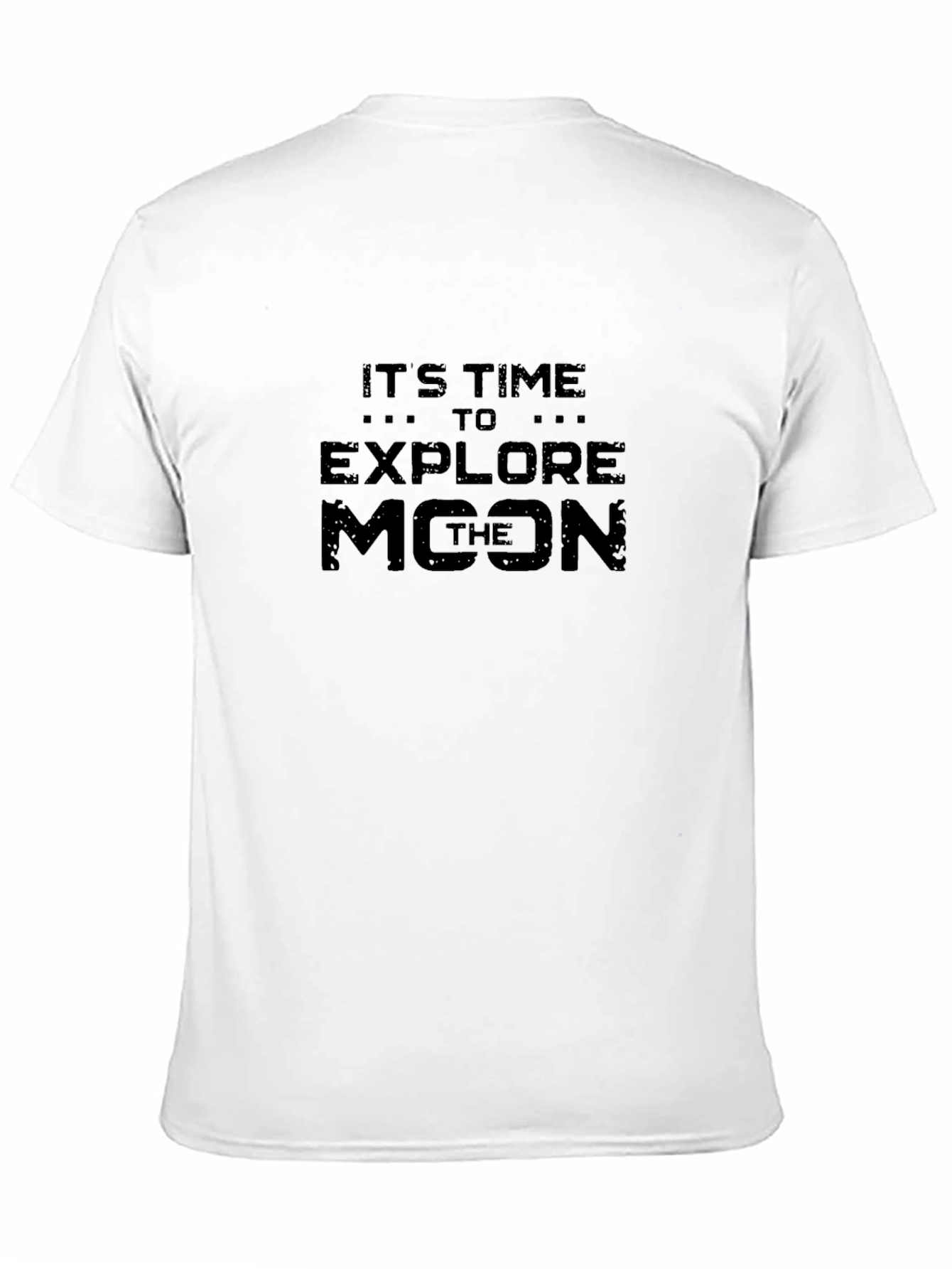 Explore the Moon Black Graphic Tee