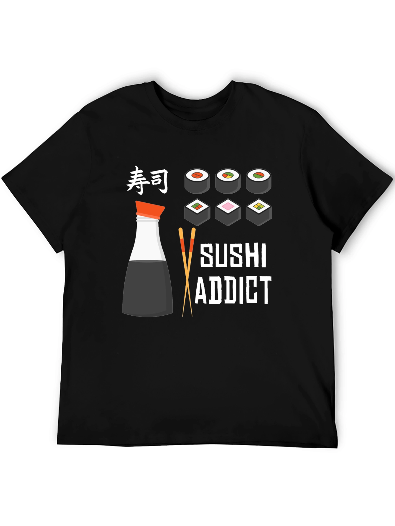 Sushi Addict T-Shirt - Funny Japanese Food Tee
