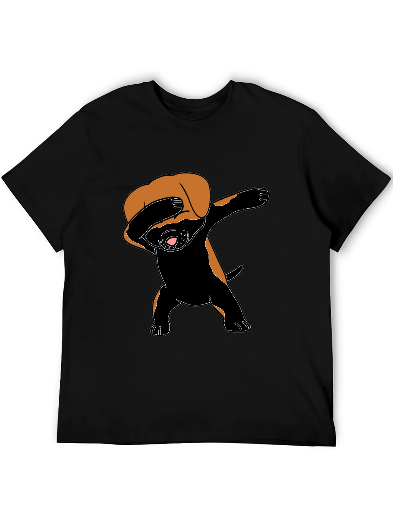 Dabbing Dog Graphic Tee - Trendy & Fun!
