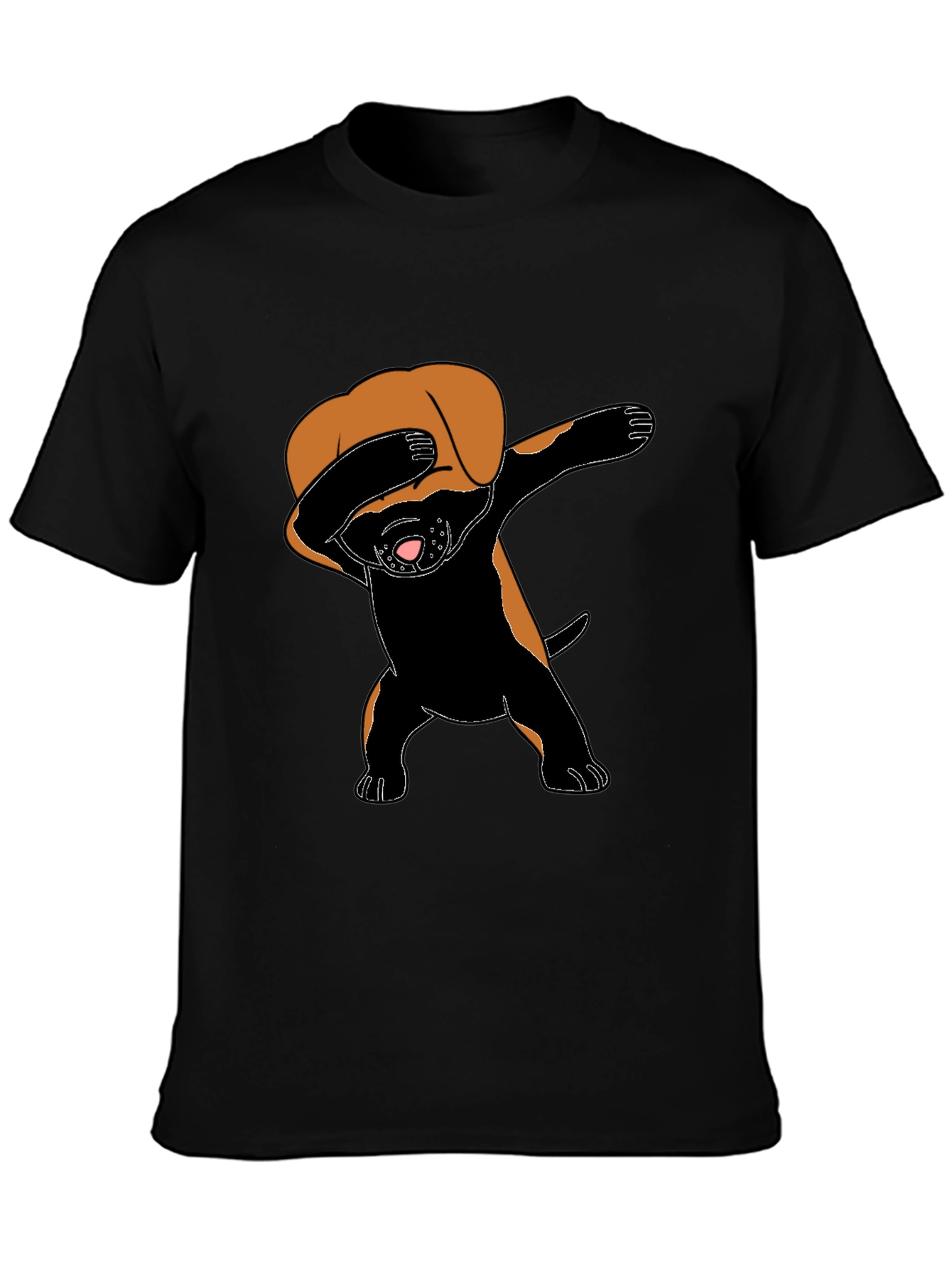 Dabbing Dog Graphic Tee - Trendy & Fun!