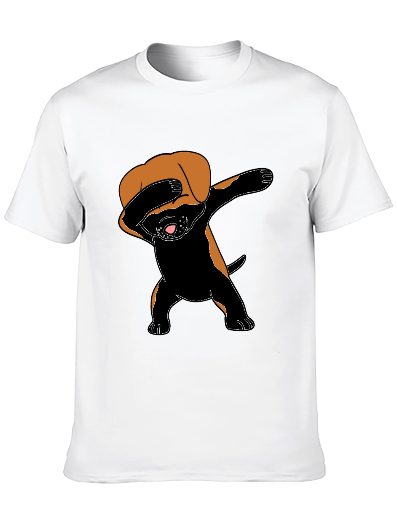 Dabbing Dog Graphic Tee - Trendy & Fun!