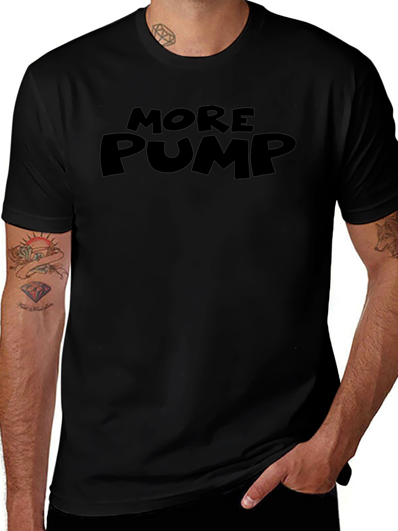 More Pump T-Shirt - Gym Bodybuilding Motivation