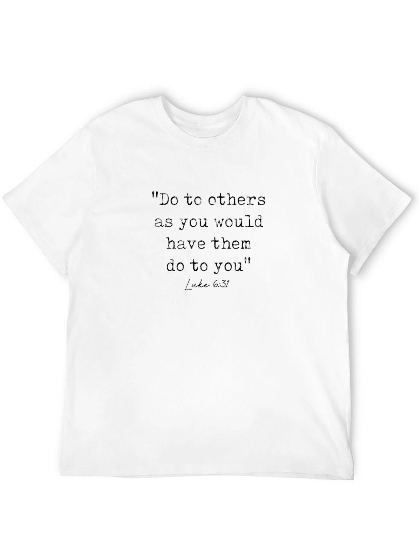 Treat Others Black T-Shirt - Luke 6:31
