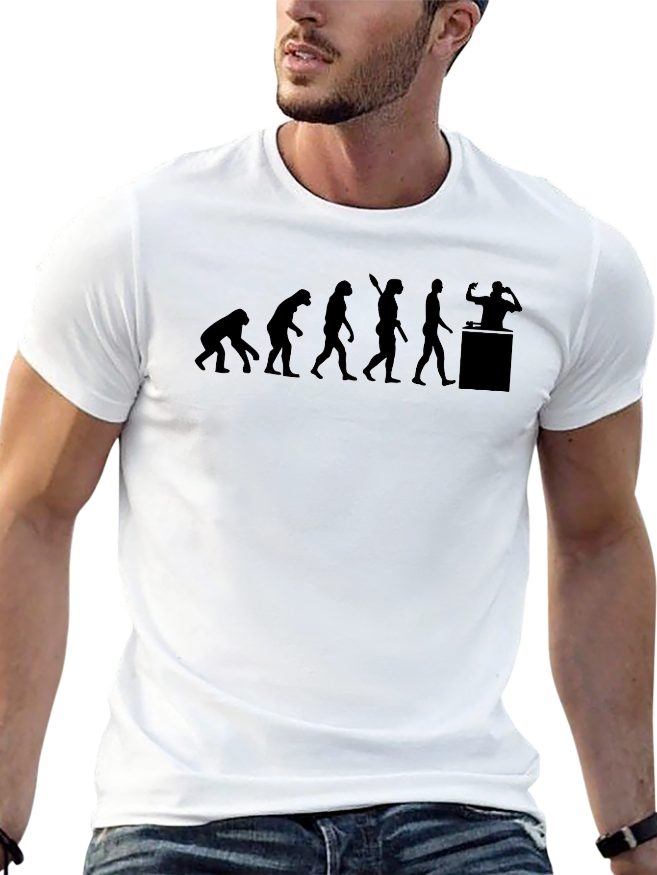 Evolution of DJ Black T-Shirt