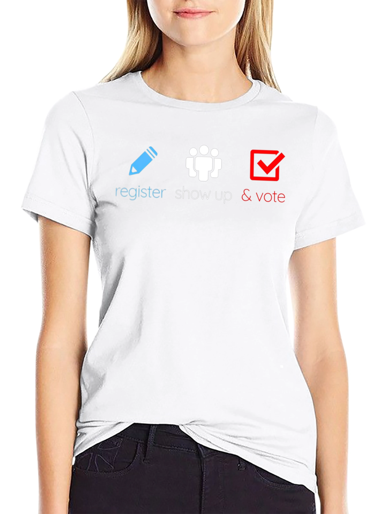 Register Show Up Vote T-Shirt