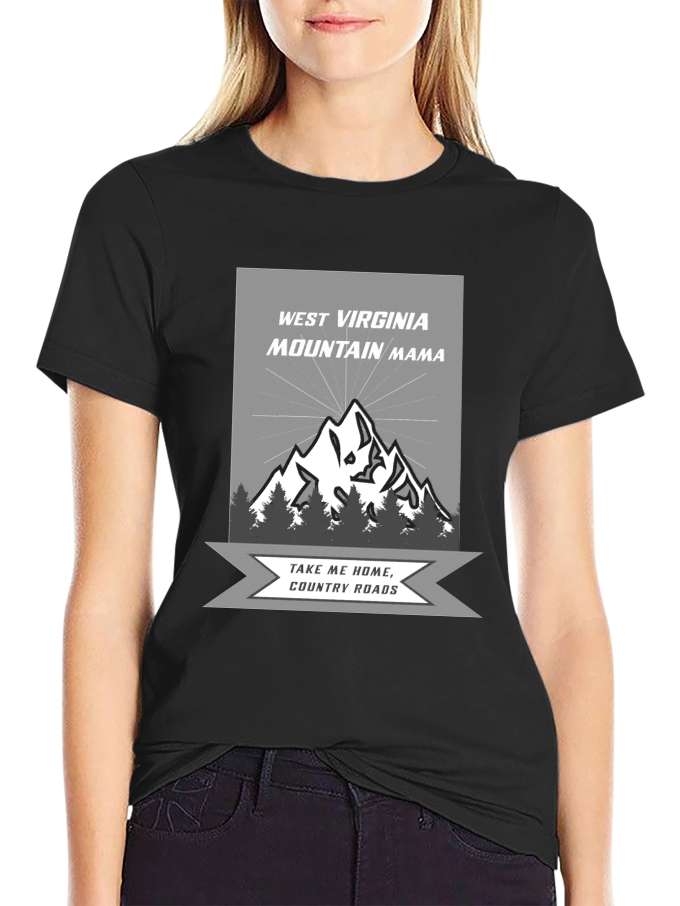 West Virginia Mountain Mama Graphic Tee