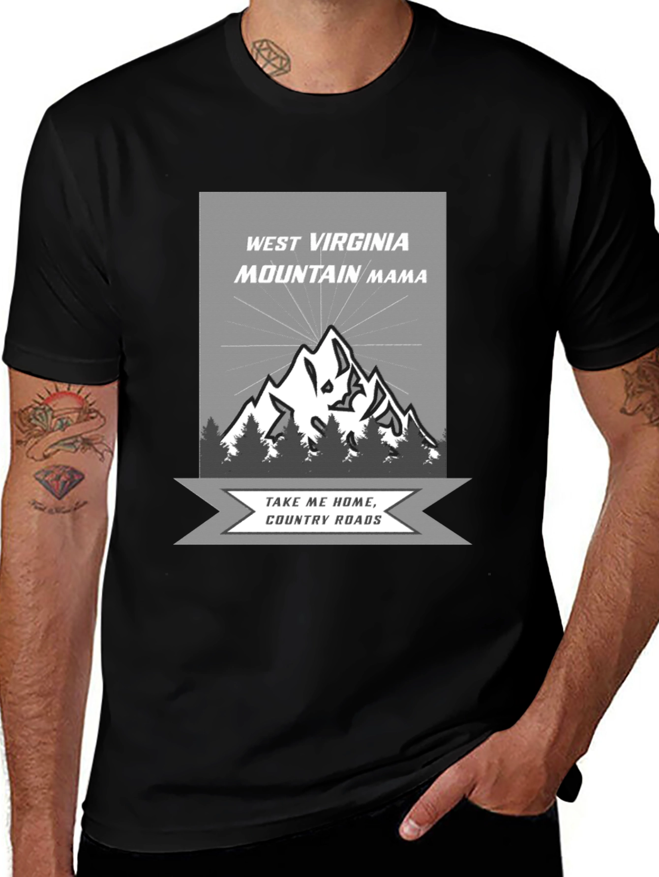 West Virginia Mountain Mama Graphic Tee