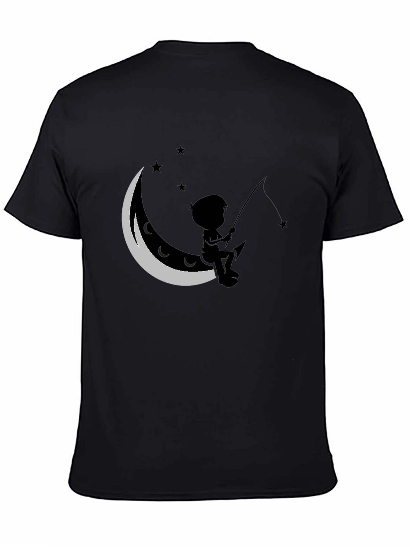 Boy Fishing on the Moon T-Shirt