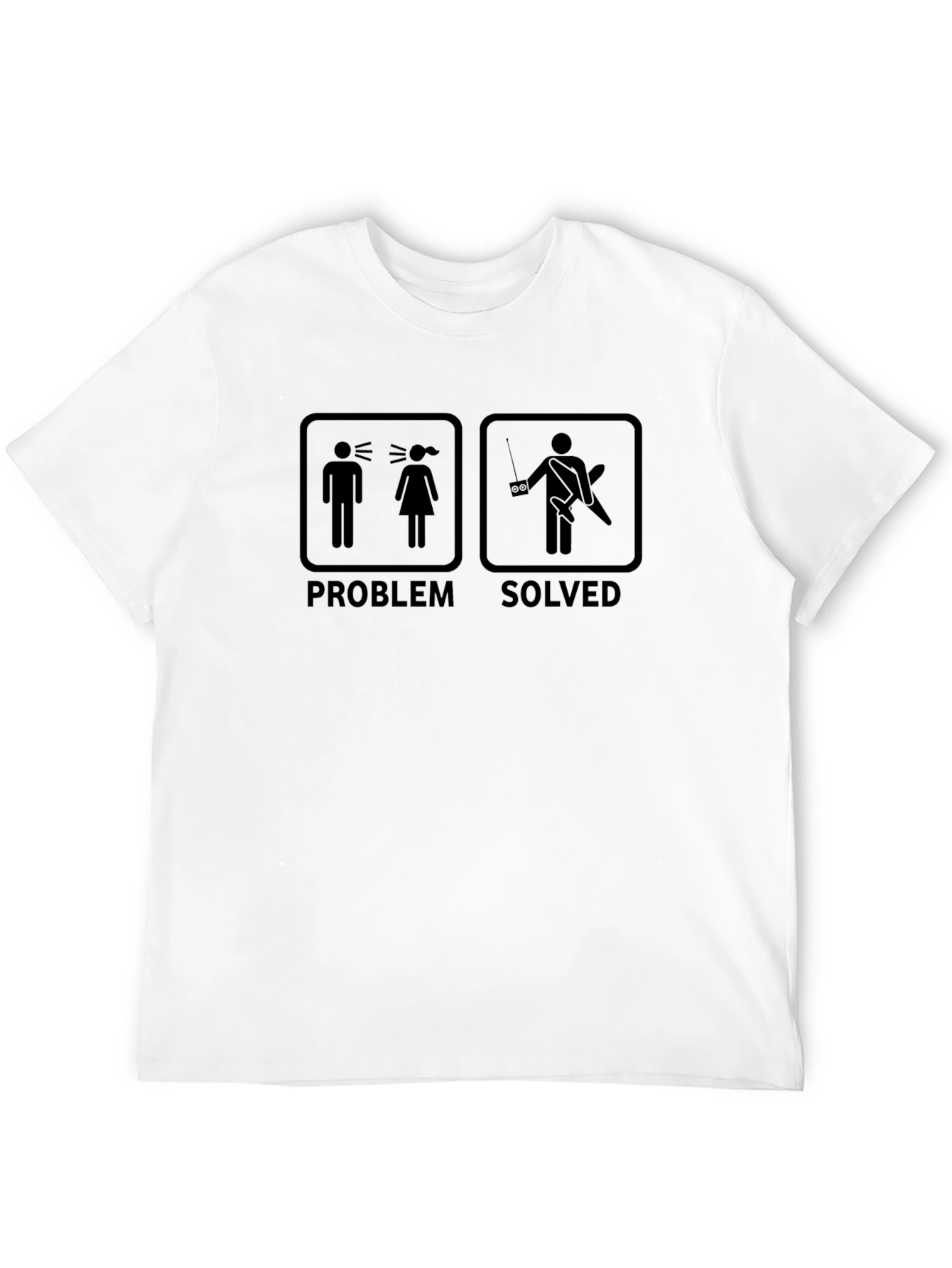 Problem Solved T-Shirt: Humorous Graphic Tee