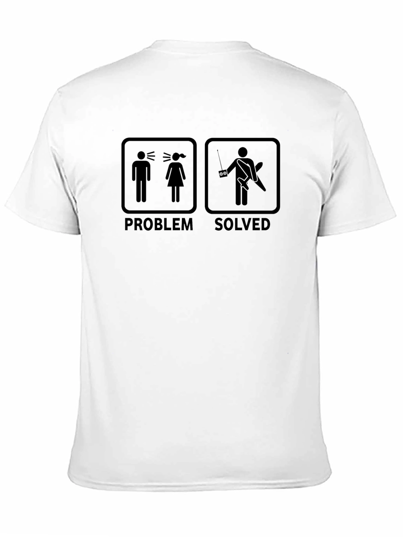 Problem Solved T-Shirt: Humorous Graphic Tee