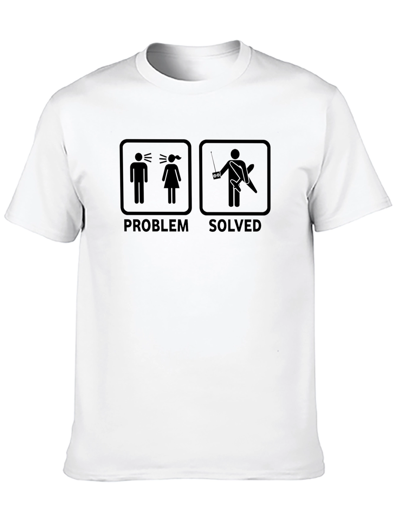 Problem Solved T-Shirt: Humorous Graphic Tee
