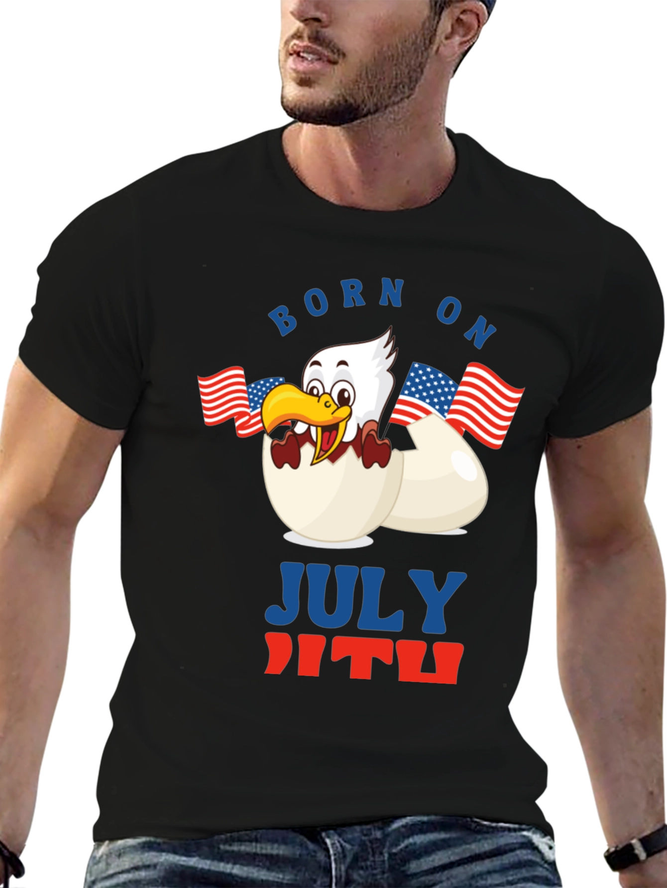 Born on July 4th T-Shirt