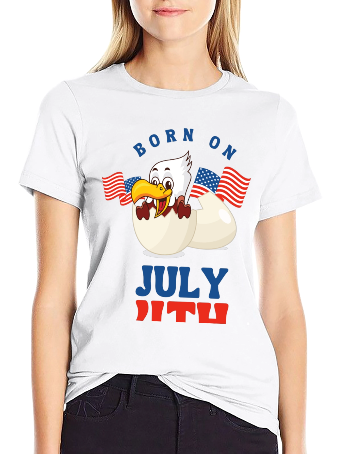 Born on July 4th T-Shirt