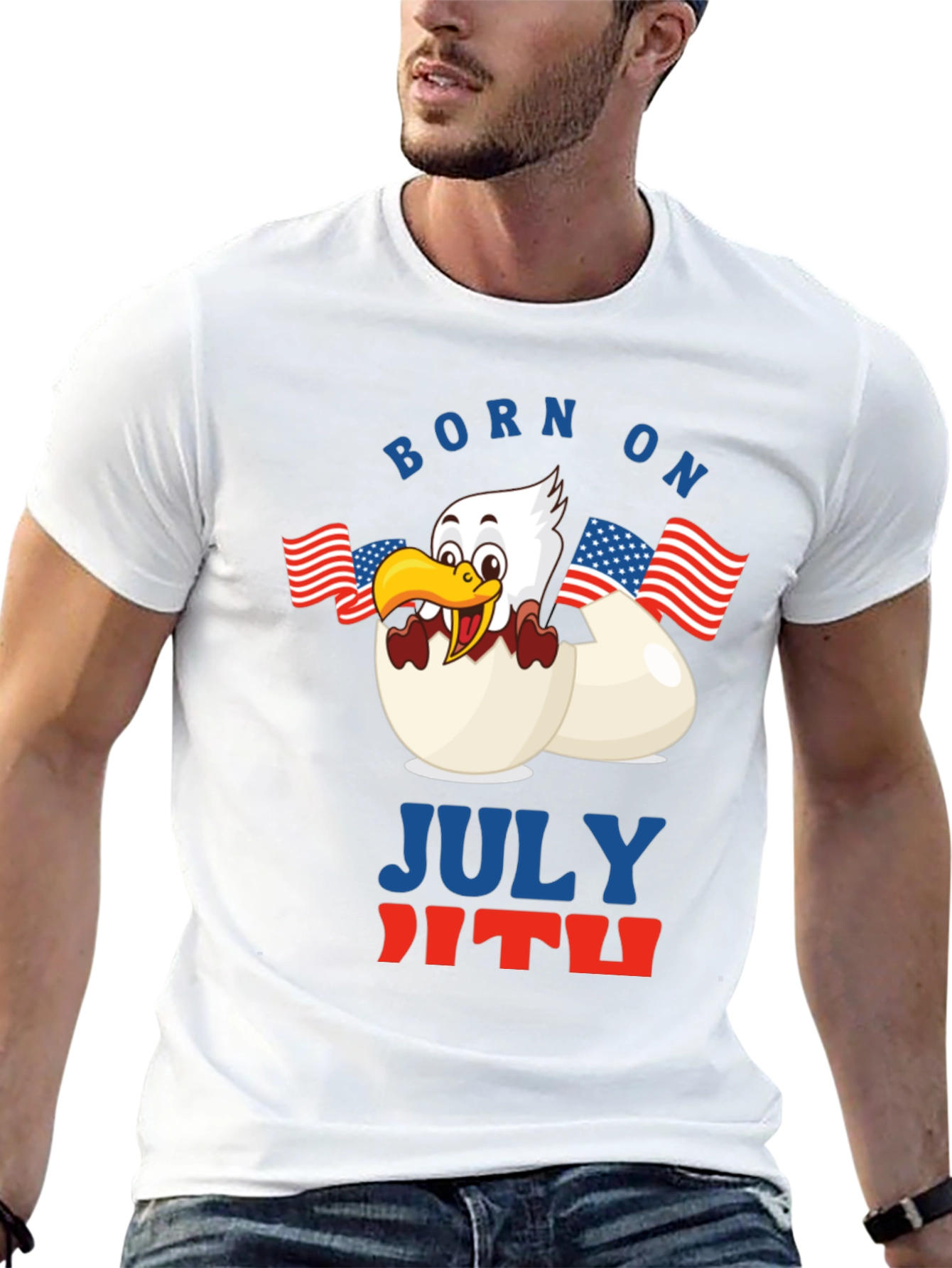 Born on July 4th T-Shirt