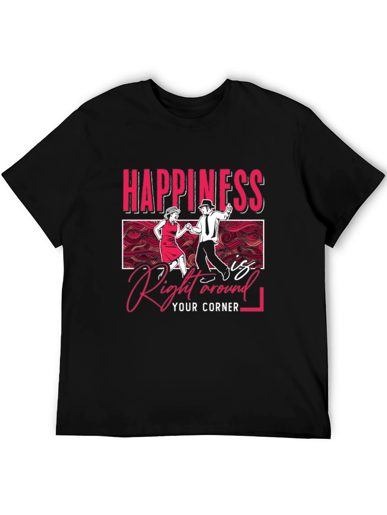 Happiness Around the Corner Graphic Tee