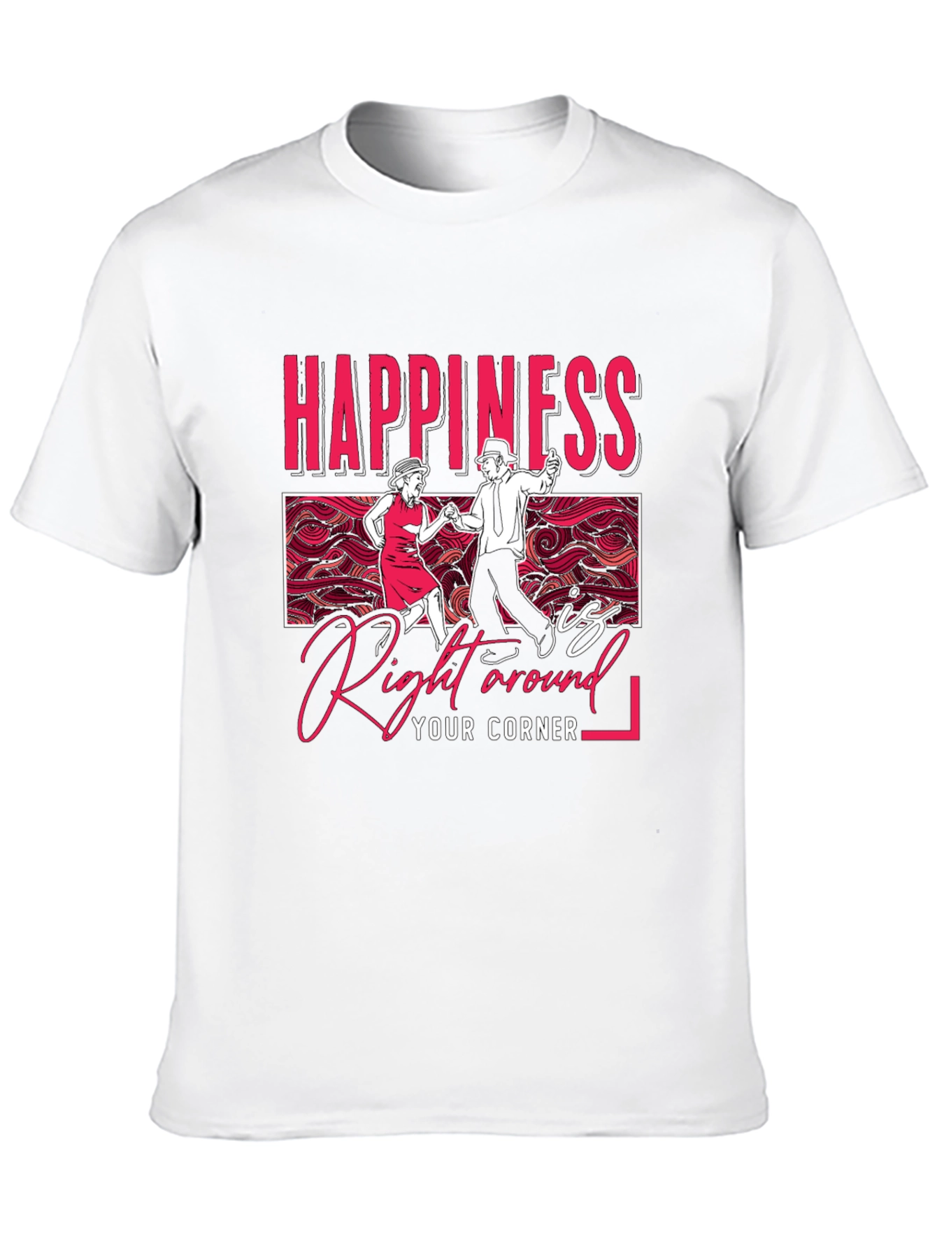 Happiness Around the Corner Graphic Tee