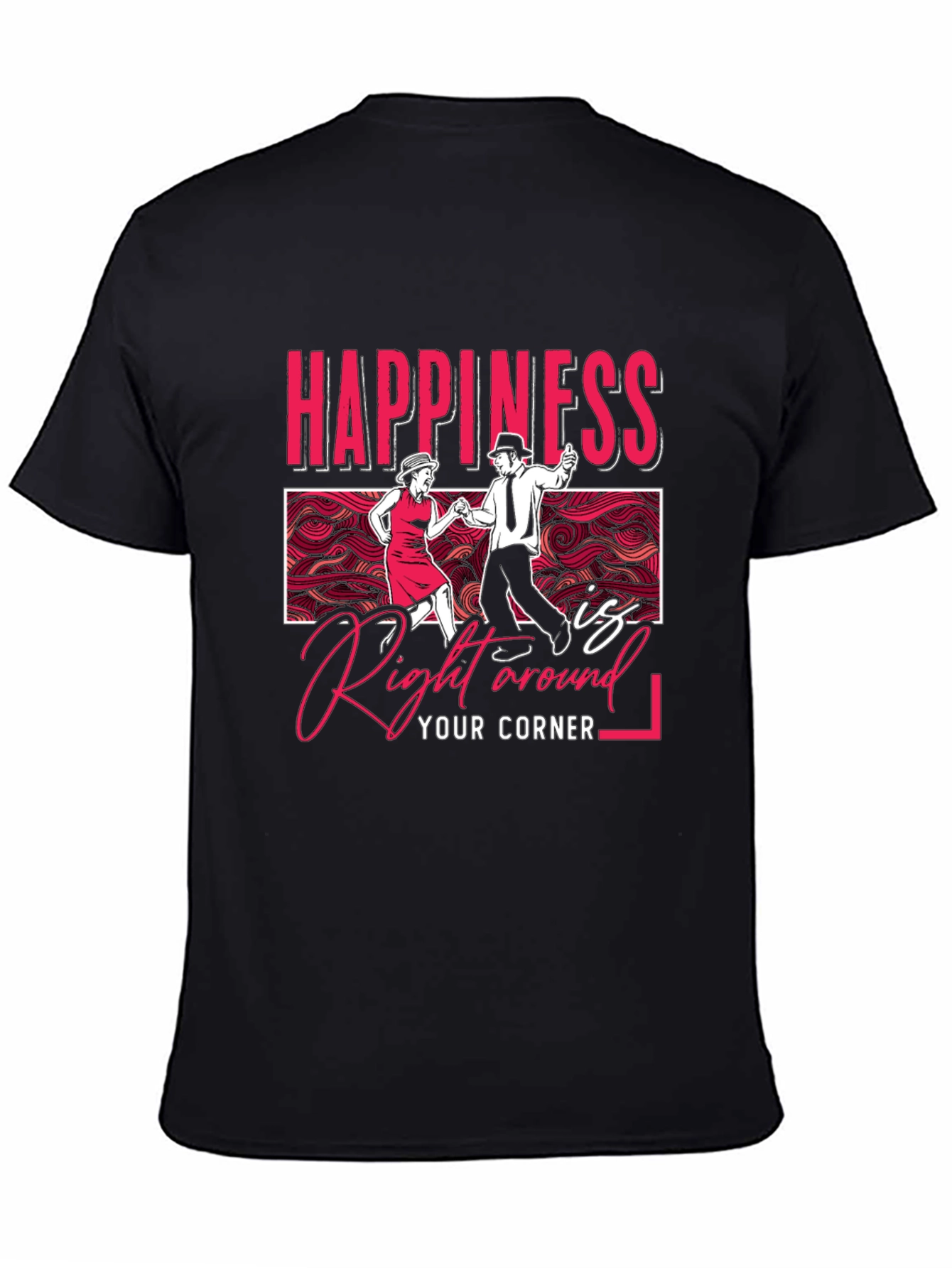 Happiness Around the Corner Graphic Tee