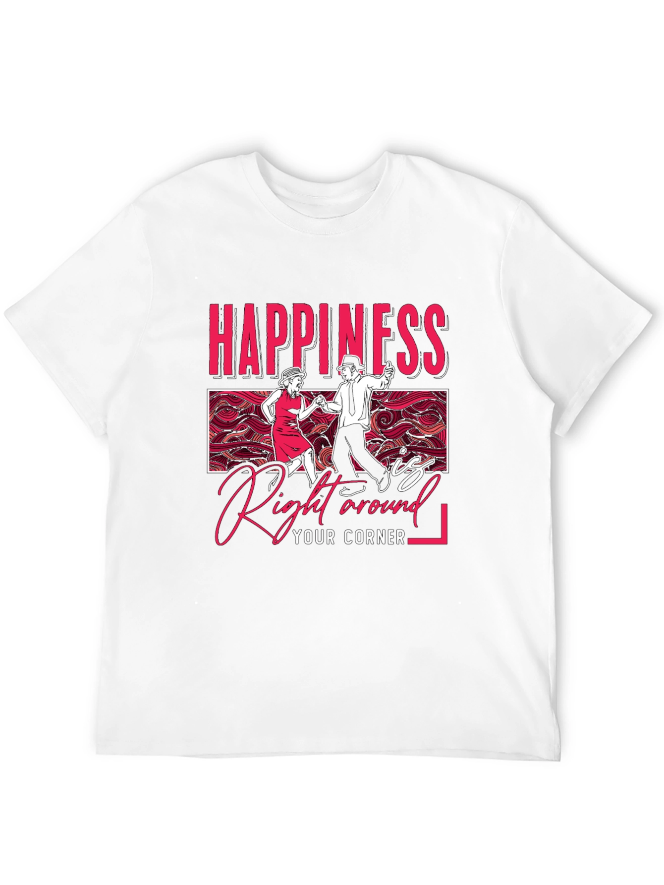 Happiness Around the Corner Graphic Tee