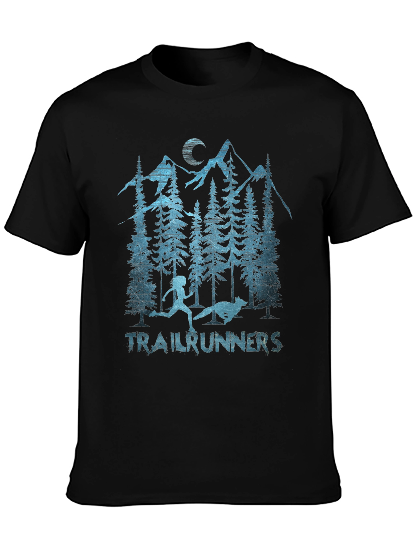 Trailrunners Graphic Tee - Mens Black T-Shirt