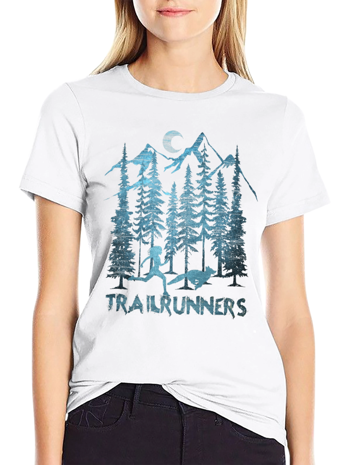 Trailrunners Graphic Tee - Mens Black T-Shirt