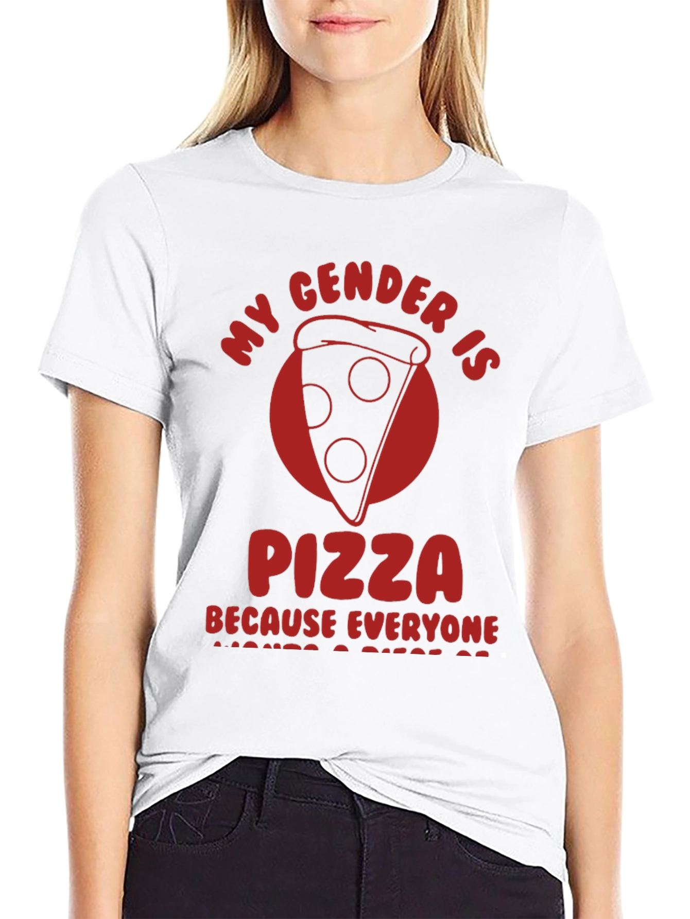 My Gender Is Pizza T-Shirt - Funny Novelty Tee