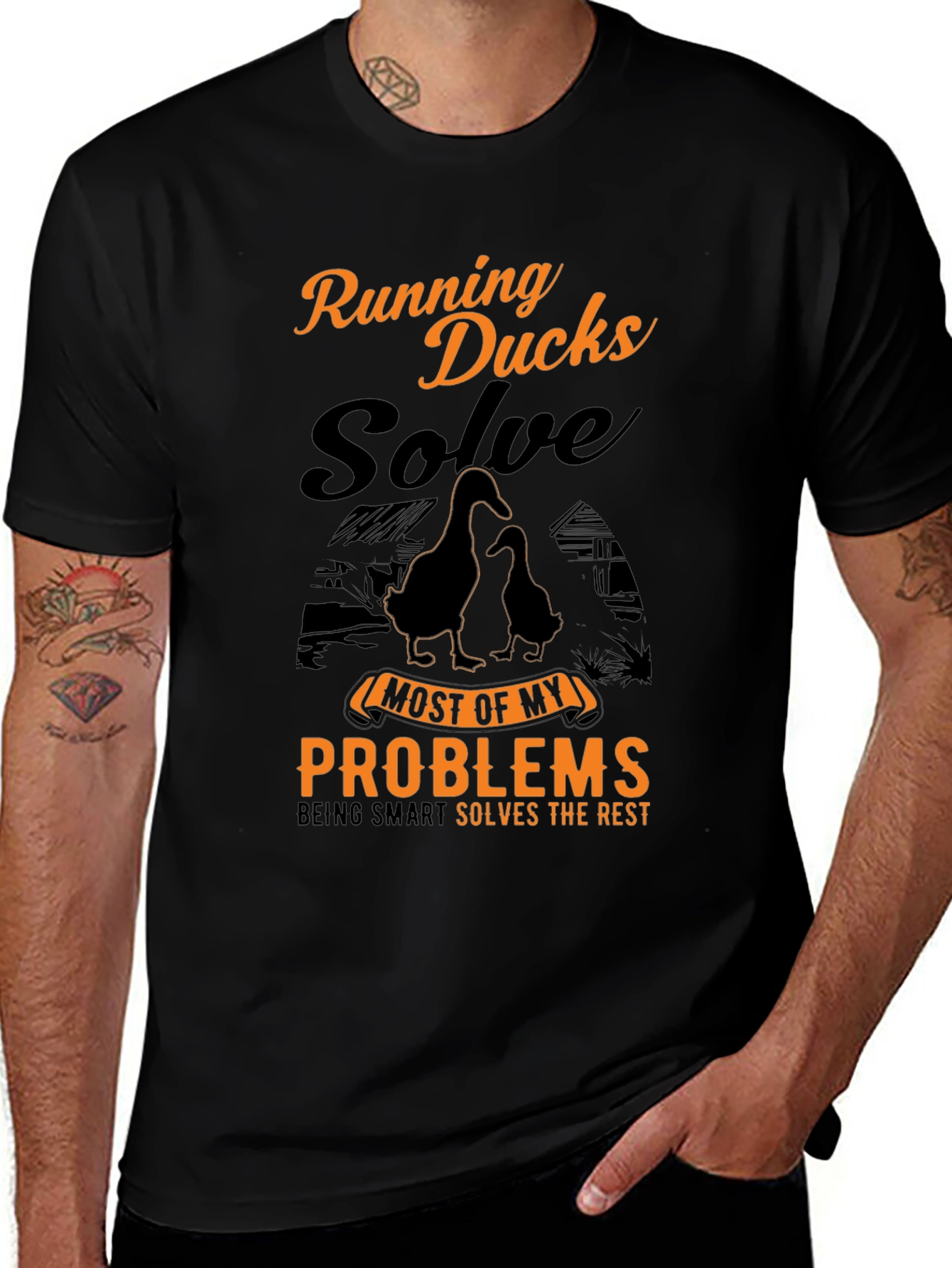 Running Ducks Solve Problems T-Shirt