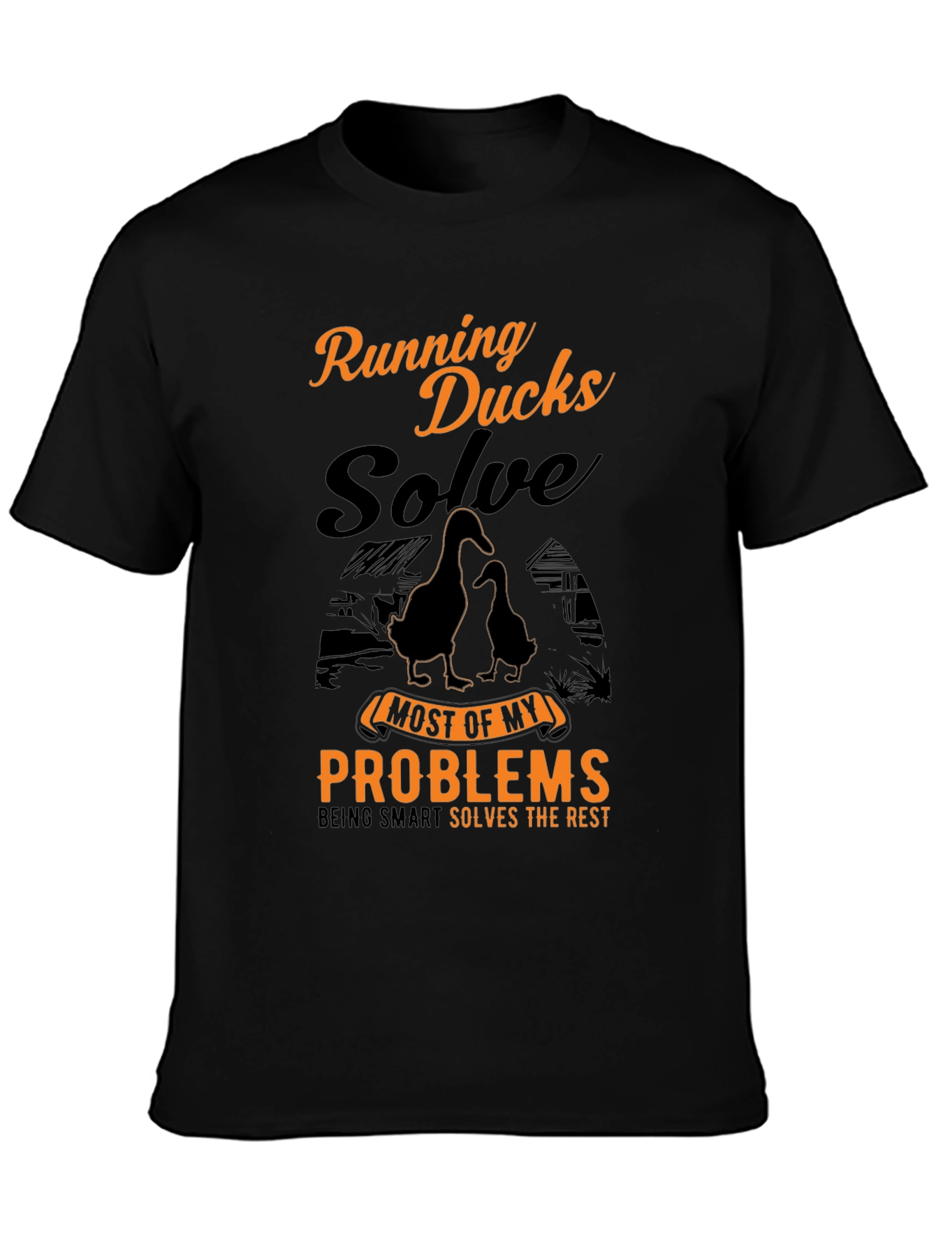 Running Ducks Solve Problems T-Shirt