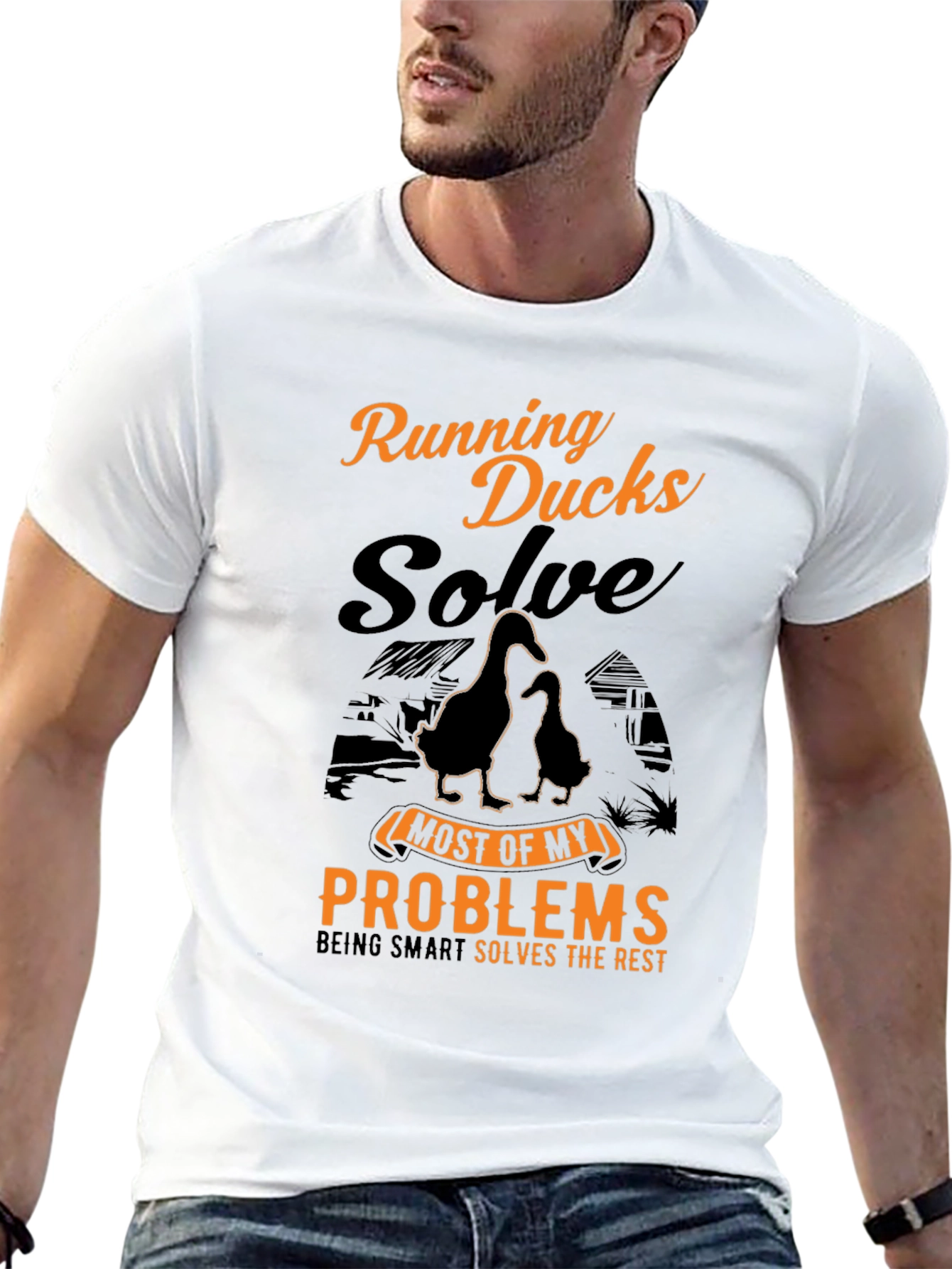 Running Ducks Solve Problems T-Shirt
