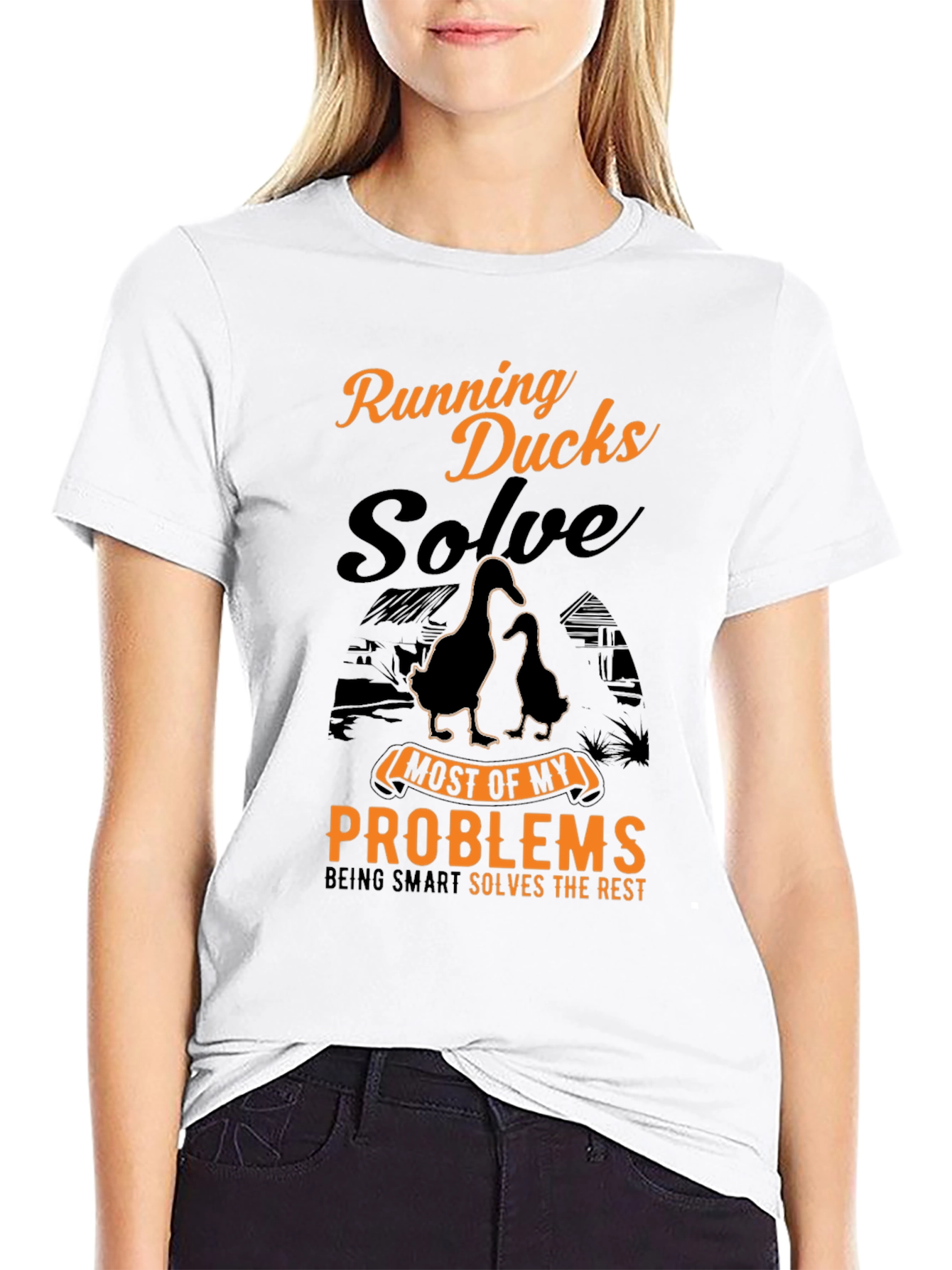 Running Ducks Solve Problems T-Shirt