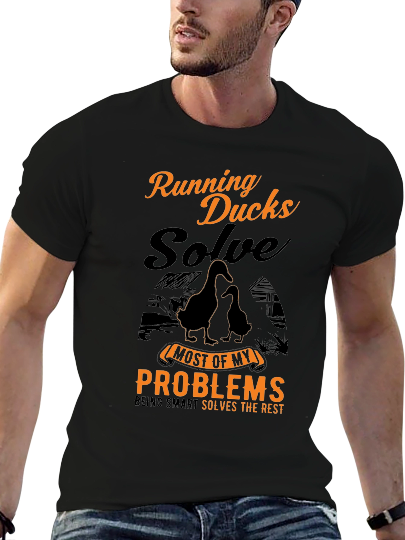 Running Ducks Solve Problems T-Shirt