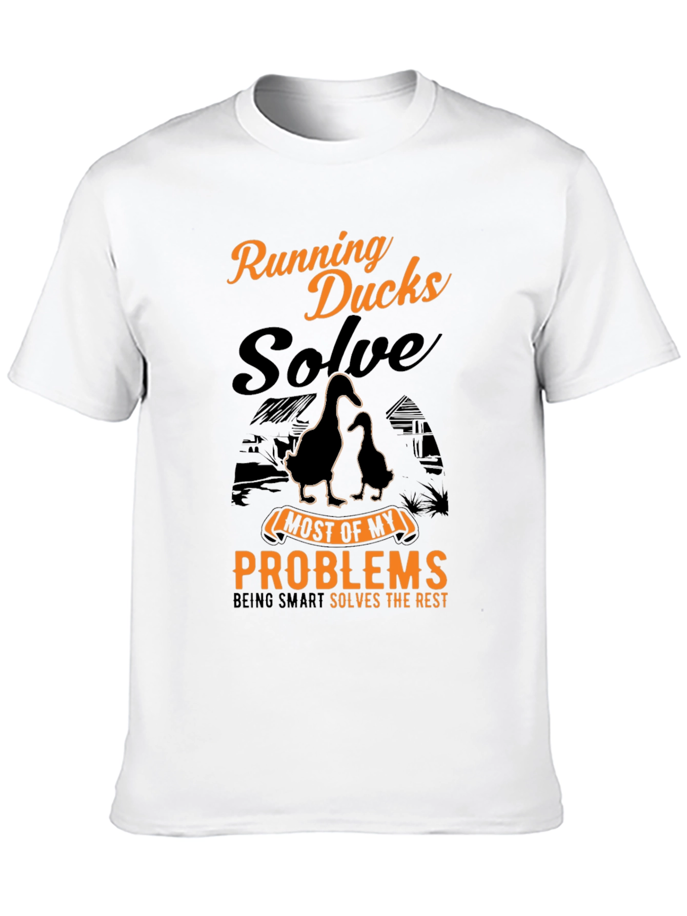 Running Ducks Solve Problems T-Shirt