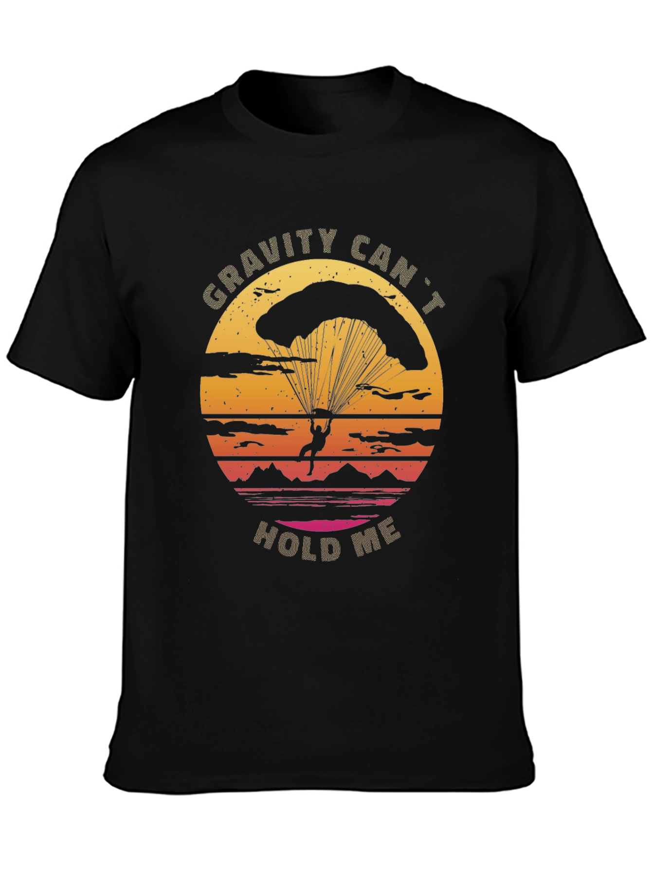 Gravity Cant Hold Me T-Shirt - Parachute Design